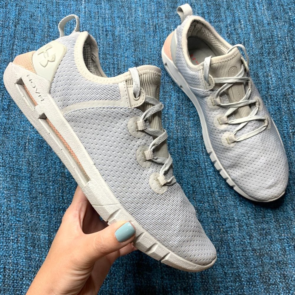 Under Armour Hovr SLK Lace Up Running Shoes in Grey Men's Size 8 Sneakers